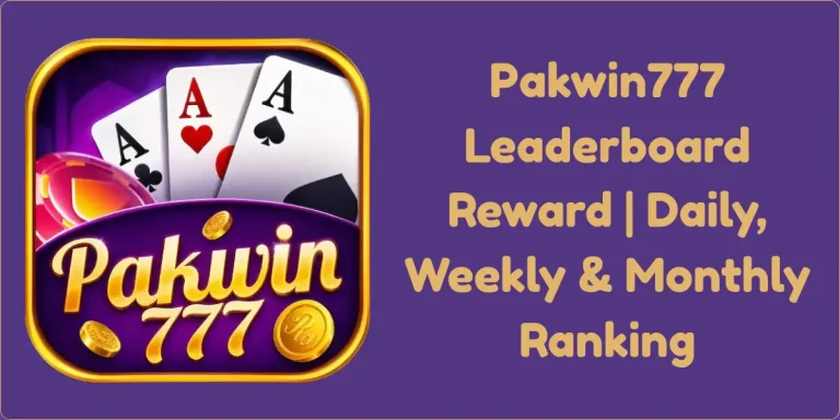 Pakwin777 Leaderboard Reward