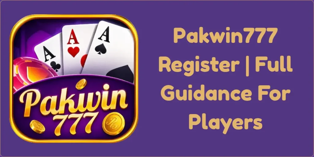 Pakwin777 Register